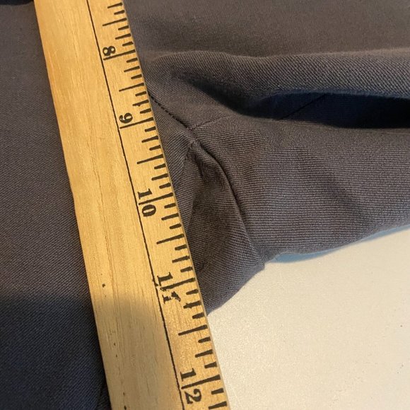 Everlane Womens 2 Skinny Leg Crop Pant Gray Cropped Elastic Waist Side Zip Crop - Picture 7 of 9